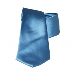         NM szatén nyakkendő - Kék Egyszínű nyakkendő